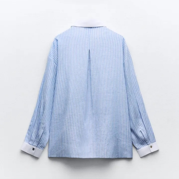 STRIPED SHIRT SIZE M - Picture 3 of 4
